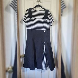 50s Style Swing Dress Pin-Up